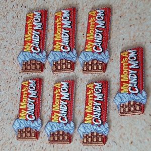 My Mom's A Candy Mom - Girl Scout Fun Patch Bundle - NEW Iron On 🦋❤